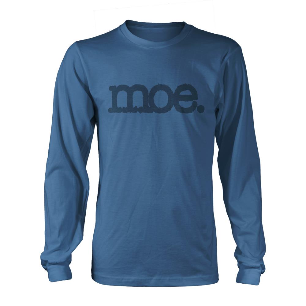 Long Sleeve Shirt Logo Blue by moe. : MerchNow - Your Favorite Band