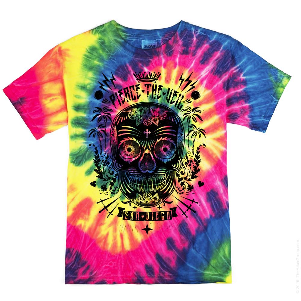how to make a skull tie dye shirt