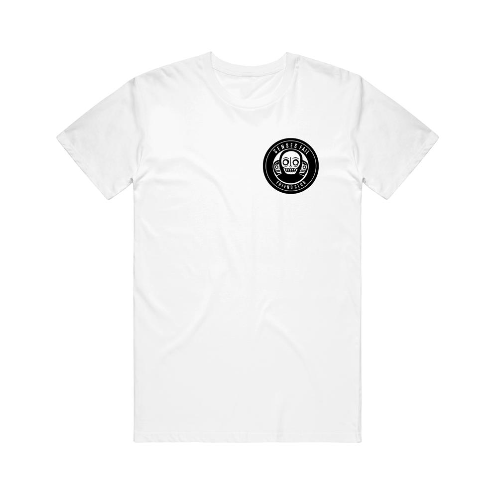 Product image T-Shirt Senses Fail Friend Club Badge White