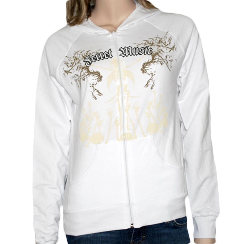 Girls Zip Up Ferret Progression White by Ferret Records MerchNow Your Favorite Band Merch