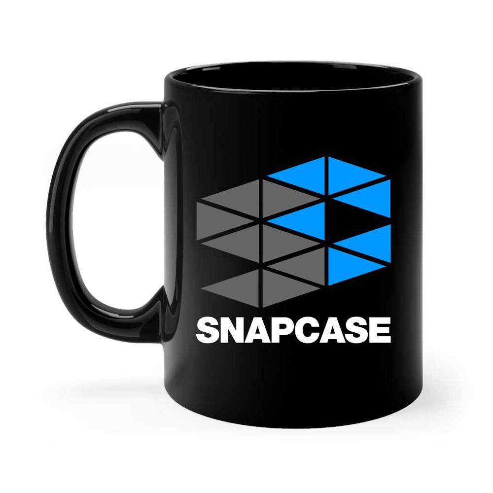Two-Color Logo Black Coffee Mug