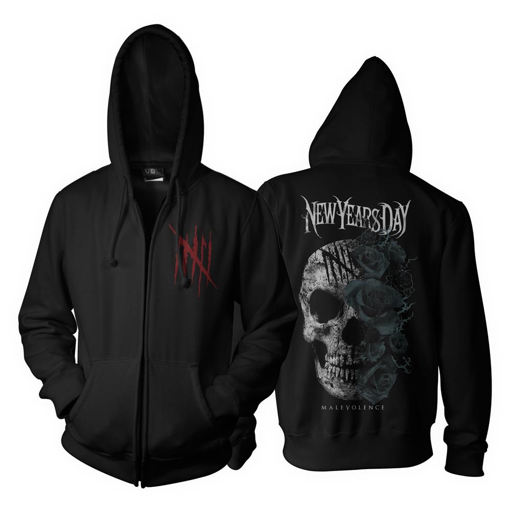 Skull Flower Black : NYD0 : MerchNOW - Your Favorite Band Merch, Music ...