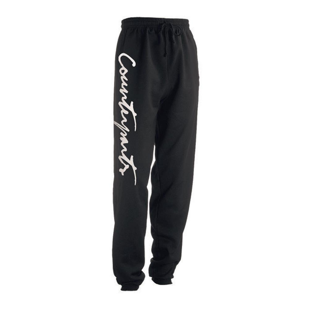 plain black sweatpants