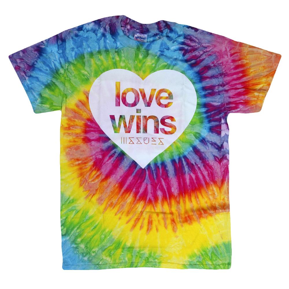 love wins tie dye shirt