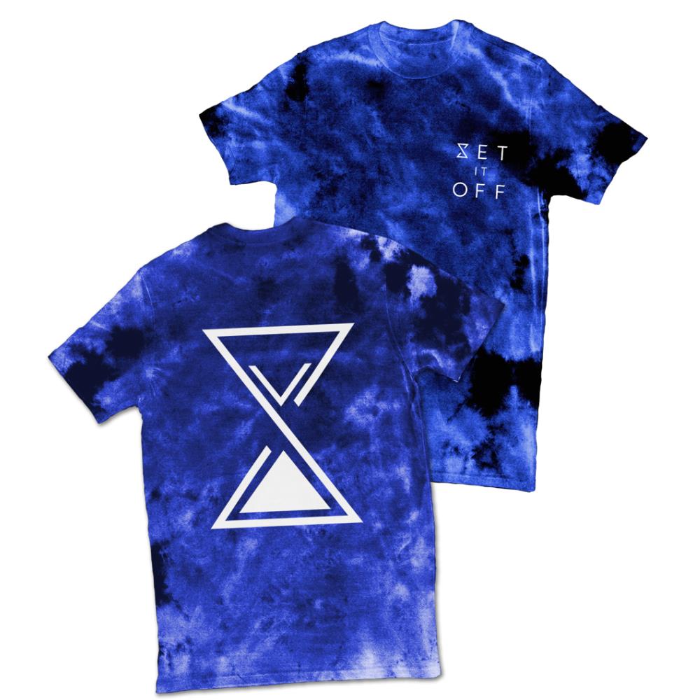 tie dye shirt with logo