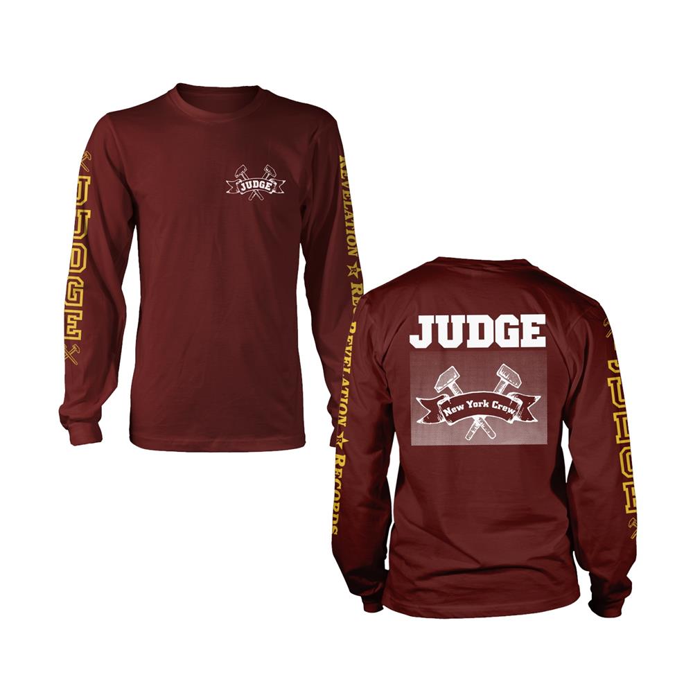 Product image Long Sleeve Shirt Judge NY Crew Maroon