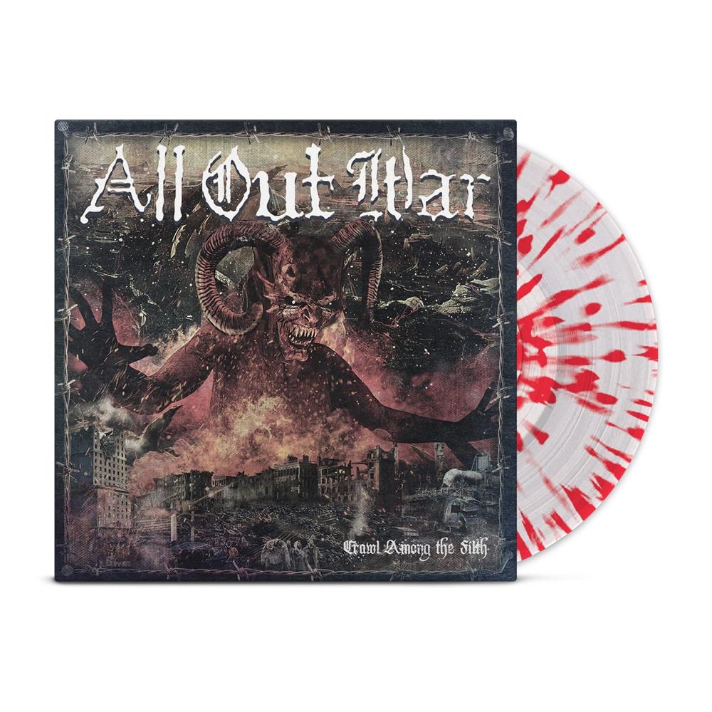 Crawl Among The Filth Clear W/ Red Splatter